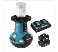 Makita DML 810 PM éclairage de zone LED sur batterie 18 / 36 V (2 x 18 V) 5500 lm IP54 + 2x batteries 4,0 Ah + double chargeur