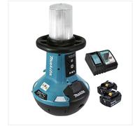 Makita DML 810 RF Lampe LED sans fil 18 / 36 V ( 2 x 18 V ) 5500 lm IP54 + 2 batteries 3,0 Ah + chargeur