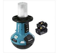 Makita DML 810 T Eclaireur de zone sans fil LED 18 / 36 V ( 2 x 18 V ) 5500 lm IP54 + 2x Batteries 5,0 Ah -sans chargeur