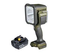 Makita DML 812 G1 Projecteur portatif sans fil 18 V 1250 lm LED Olive Grn Outdoor Adventure Edition spéciale + 1x batterie 6,0 Ah - sans chargeur