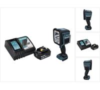 Makita DML 812 RG1 Lampe torche à LED 18 V 1250 lm + 1x batterie 6,0 Ah + chargeur