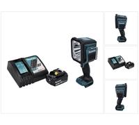 Makita DML 812 RM1 Lampe torche à LED 18 V 1250 lm + 1x batterie 4,0 Ah + chargeur