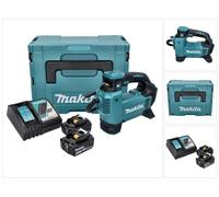 Makita DMP181RTJ Compresseur/Gonfleur sans fil 11,1 bar 18V + 2x Batteries 5,0 Ah + Chargeur + Coffret Makpac