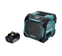 Makita DMR 203 F1 Haut-parleur sans fil Bluetooth 12 V 18 V IP64 + 1x Batterie 3,0 Ah - sans chargeur