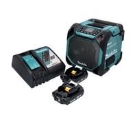 Makita DMR 203 RA Haut-parleur Bluetooth 12 V 18 V IP64 + 2x batterie 2,0 Ah + chargeur