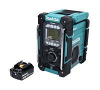 Makita DMR 301 G1 Radio de chantier sans fil 12 V max - 18 V DAB / DAB+ / Bluetooth + 1x batterie 6,0 Ah - sans chargeur