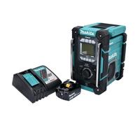 Makita DMR 301 RM1 Radio de chantier sans fil 12 V maxi - 18 V DAB / DAB+ / Bluetooth + 1x batterie 4,0 Ah + chargeur