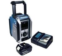 MAKITA DMR115+BL1830B+DC18RC Radio de Chantier Dab+ et Bluetooth avec Batterie 3 Ah + Chargeur
