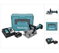 Makita DPJ 180 RF1J 18 V Machine à rainurer sans fil 18 V 100 mm + 1x Batterie 3,0 Ah + Chargeur + Makpac