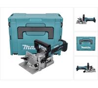 Makita DPJ 180 ZJ Machine à rainurer sans fil 18 V 100 mm + Makpac - sans batterie, sans chargeur
