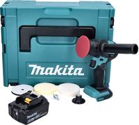 Makita DPV300G1J Polisseuse sans fil 18 V - 50 / 80mm - Brushless + 1x Batterie 6,0 Ah + Coffret Makpac - sans chargeur