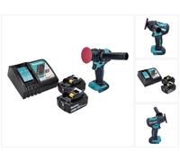 Makita DPV300RT Polisseuse sans fil 18 V - 50 / 80mm - Brushless + 2x Batteries 5,0 Ah + Chargeur
