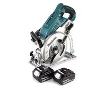 Makita DRS 780 G Scie circulaire sans fil 36V ( 2x18V ) 185 mm Brushless + 2x Batteries 6,0Ah - sans chargeur