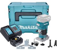 Makita DRT 52 SF1J Affleureuse sans fil 18 V 6 mm Brushless + 1x batterie 3,0 Ah + chargeur + Makpac