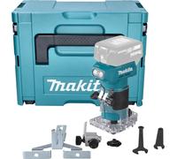 Makita DRT 52 ZJ fraiseuse de chant sans fil 18 V 6 mm Brushless + Makpac - sans batterie, sans chargeur