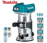 Makita Défonceuse/affleureuse sans fil Makita DRT50Z, version solo Quantité:1