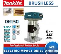 Makita DRT50 tondeuse sans fil outil de rainurage sans brosse Rechargeable pour la gravure sur bois fraisage Machine de découpage Portable Pas de batterie