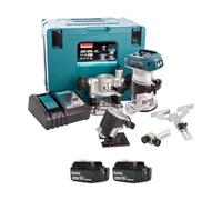 MAKITA DRT50RTJX2 18V Batterie LI-ion Top / bord et jeu de coupe (batterie 2x 5.0h) dans Mbox
