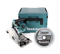 Makita DSP 600 ZJ Scie plongeante sans fil 36 V (2x 18 V) Brushless + lame de scie circulaire EFFICUT + Makpac - sans batterie, sans chargeur