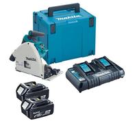 Makita DSP600PT2J Batterie Li-Ion 36V (2x 18V) Kit De Scie Plongeante (2x Batterie 5.0Ah) Dans MAKPAC - 165 X 20 Mm - Sans Balais