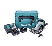Makita DSS 610 RGJ scie circulaire sans fil 18 V 165 mm + 2x batterie 6,0 Ah + chargeur + Makpac