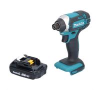 Makita DTD 152 Y1 Clé à choc sans fil 18 V 165 Nm 1/4'' + 1x batterie 1,5 Ah - sans chargeur