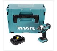Makita DTD 152 Y1J 18V Li-Ion Visseuse à chocs sans fil avec boîtier Makpac + 1x Batterie BL 1815 N 1,5 Ah Li-Ion - sans Chargeur
