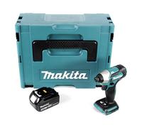 Makita DTD 155 RF1 Perceuse visseuse à percussion sans fil et sans balai 18 V Li-Ion + 1x Batterie BL1830 3,0 Ah + Coffret - sans chargeur