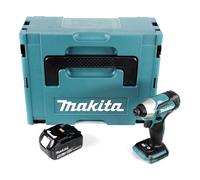 Makita DTD 155 RM1 Visseuse à percussion sans fil 18 V Brushless + Coffret de transport MAKPAC + 1x Batterie BL1840 4,0 Ah - sans Chargeur