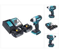 Makita DTD 157 RG Clé à choc sans fil 18 V 140 Nm 1/4'' Brushless + 2x batterie 6,0 Ah + chargeur