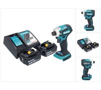 Makita DTD 172 RG Clé à choc sans fil 18 V 180 Nm 1/4'' Brushless + 2x batterie 6,0 Ah + chargeur