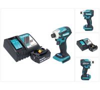 Makita DTD 172 RG1 Clé à choc sans fil 18 V 180 Nm 1/4'' Brushless + 1x batterie 6,0 Ah + chargeur