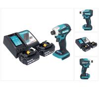 Makita DTD 172 RM Clé à choc sans fil 18 V 180 Nm 1/4'' Brushless + 2x batterie 4,0 Ah + chargeur