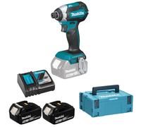 Makita DTD153RTJ Clé à Chocs Batterie 18V BRUSHLESS 2x5.0Ah 170Nm 1/4"