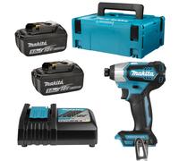 Makita DTD155RTJ Kit Visseuse À Chocs 18V Li-Ion (batterie 2x 5.0Ah) Dans MAKPAC - Sans Balais