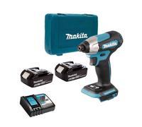 Makita DTD157RTJ Visseuse à chocs Li-Ion 18V LXT 140Nm 2 X 5.0Ah Batterie + Chargeur en coffret