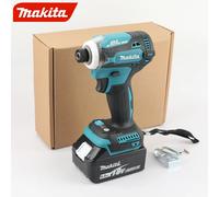 Makita DTD171 pilote d'impact sans brosse: outils électriques sans fil, moteur BL 18 V, lampe de travail LED, tournevis rechargeable, boulettes, ToareToolUnit 1Battery 1Charger US