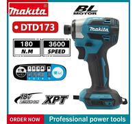 Makita DTD171 pilote d'impact sans brosse: outils électriques sans fil, moteur BL 18 V, lampe de travail LED, tournevis rechargeable, boulettes, ToareToolUnit No battery