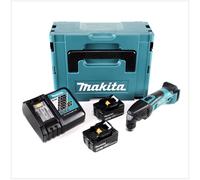 Makita DTM 50 RMJ 18V Li-Ion outil multifonctions sans fil en Makpac avec 2x 4,0 Ah batterie et 1x chargeur
