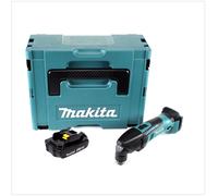 Makita DTM 50 Y1J 18V Li-Ion Découpeur-ponceur Multifonctions sans fil avec boîtier Makpac + 1x Batterie BL 1815 1,5 Ah - sans Chargeur