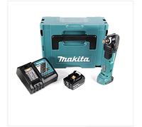 Makita DTM 51 RF1J Découpeur-ponceur multifonctions sans fil 18V Li-Ion + 1x Batterie BL 1830 3,0 Ah Li-Ion + Chargeur rapide DC 18 RC + Coffret Makpac