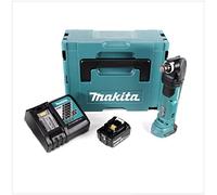 Makita DTM 51 RT1J 18 V Li-ion Outil multifonction dans Makpac + 1 batterie BL 1850 B 5,0 Ah Li-ion + 18 RC Chargeur rapide