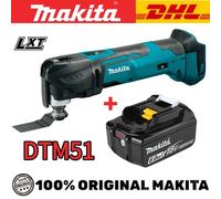 Makita DTM51 Multi-outil rechargeable, rénovateur sans balais, tondeuse électrique avec batterie Makita 18V DTM51