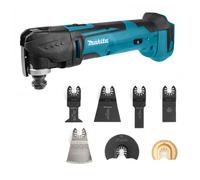 Makita DTM51Z Multi-outils 18V Li-Ion Batterie - Avec Jeu De Lames De Scie 7 Pièces Pour Multi-outils