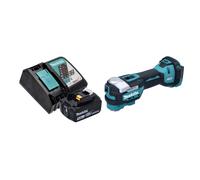 Makita DTM52RT1 Découpeur-ponceur multifonction sans fil 18V Starlock Max Brushless + 1x Batterie 5,0 Ah + Chargeur