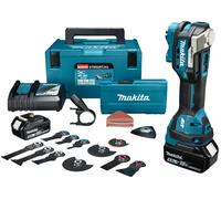 Makita DTM52RTJX2 Multi-outil Sans-fil - 18V Li-ion - 2 Batteries 5,0 Ah - 16 Accessoires - MAKPAC - Brushless