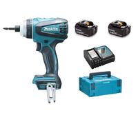 Makita DTP141RTJ - Set perceuse visseuse Li-Ion 18V multifonction (2x batterie 5.0Ah) dans MAKPAC - moteur brushless - 22Nm
