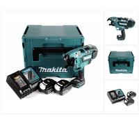 Makita DTR 180 RTJ Connecteur d'armature sans fil 18V Brushless pour fil d'armature 0,8mm dans Makpac + 2x 5,0Ah batterie + chargeur