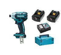 Makita DTS141RMJ Visseuse À Impulsions Hydraulique Sans-fil - 18V Li-ion - 2 Batteries 4,0 Ah - MAKPAC - Brushless