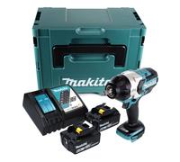 Makita DTW 1002 RGJ Clé à choc sans fil 18 V 1000 Nm 1/2" Brushless + 2x batterie 6,0 Ah + chargeur + Makpac